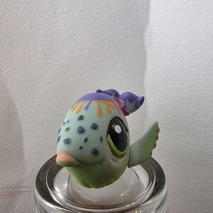 2/$20 LPS Littlest Pet Shop Whale Fish Swim & Sun Aqua Paint Splash #1852